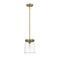 Z-Lite Callista 1 Light Mini Pendant, Rubbed Brass & Clear 3032MP-RB - alternate 6